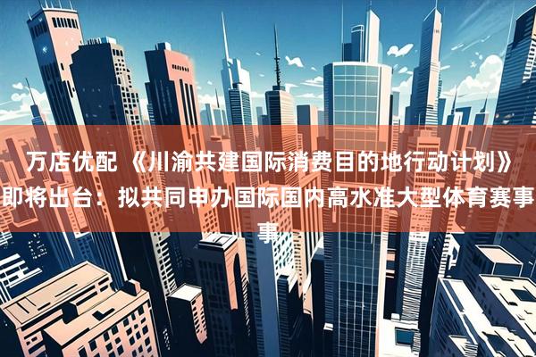 万店优配 《川渝共建国际消费目的地行动计划》即将出台：拟共同申办国际国内高水准大型体育赛事