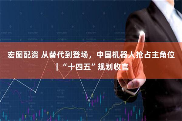 宏图配资 从替代到登场，中国机器人抢占主角位｜“十四五”规划收官
